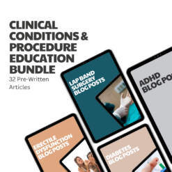 Clinical Conditions & Procedure Education Bundle – 32 Articles
